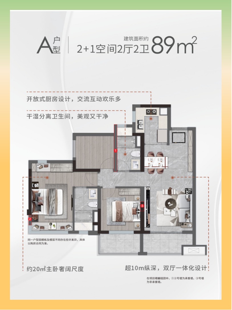 3房2廁